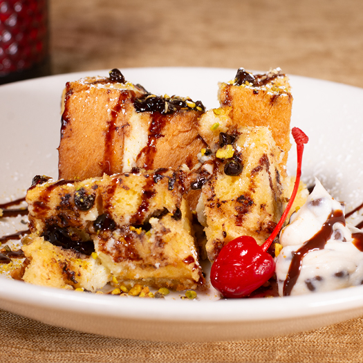 Cannoli Bread Pudding - Spaghetti Eddie's Cucina Italiana