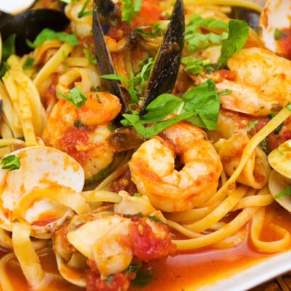 Linguine alla Pescatore - Spaghetti Eddie's