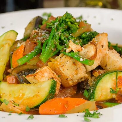 "No Pasta" Chicken Primavera