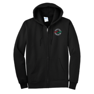 Black Zip UP Fleece - Spaghetti Eddie's