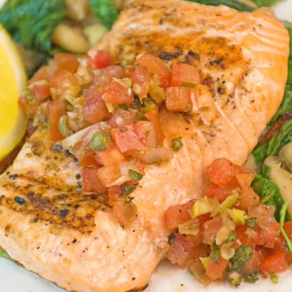 Salmon alla Griglia - Spaghetti Eddie's