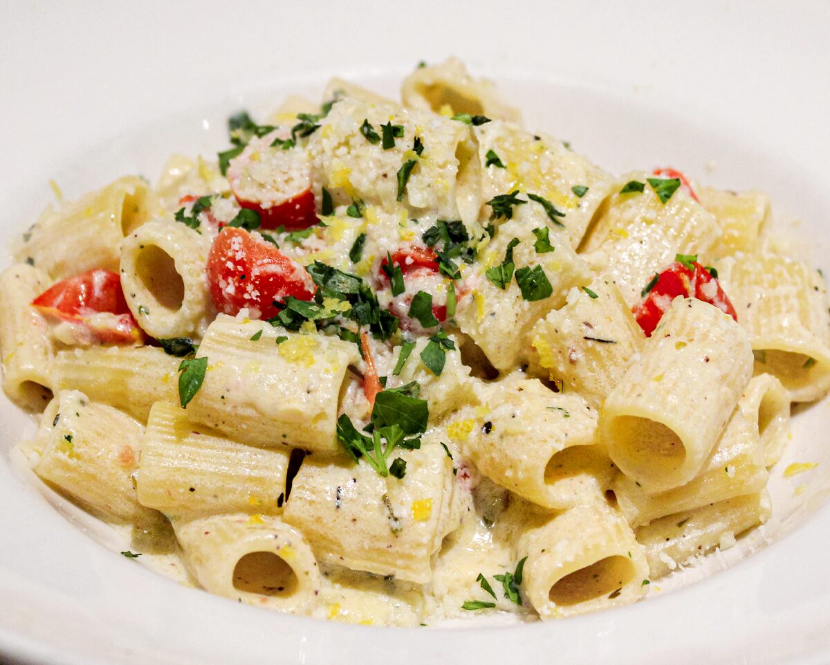 Lemon Ricotta Rigatoni - Spaghetti Eddie's