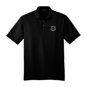 Black Polo Shirt with Spaghetti Eddie's logo