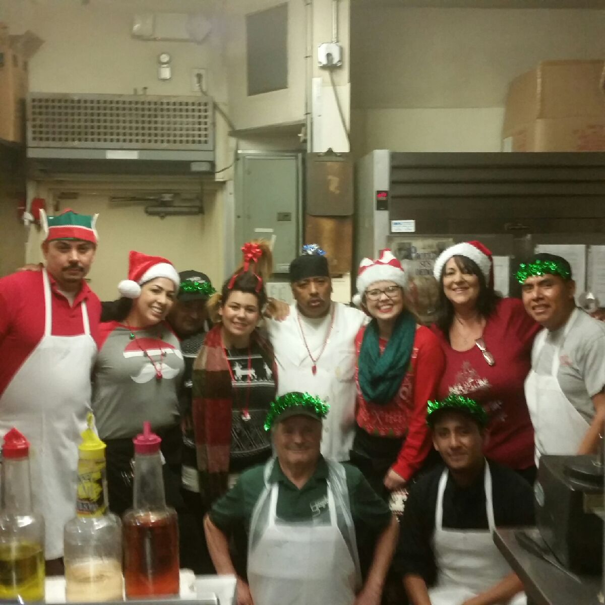 Festive Staff at Spaghetti Eddie's Cucina Italiana