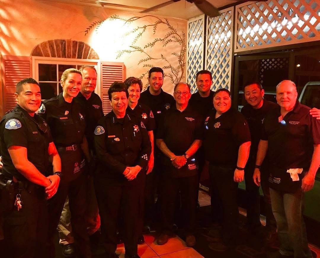 Local Law Enforcement at Spaghetti Eddie's Cucina Italiana Fundraiser
