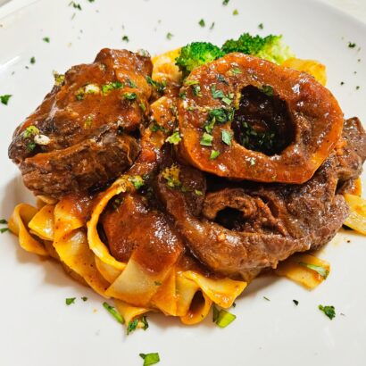 Beef Osso Buco at Spaghetti Eddie's