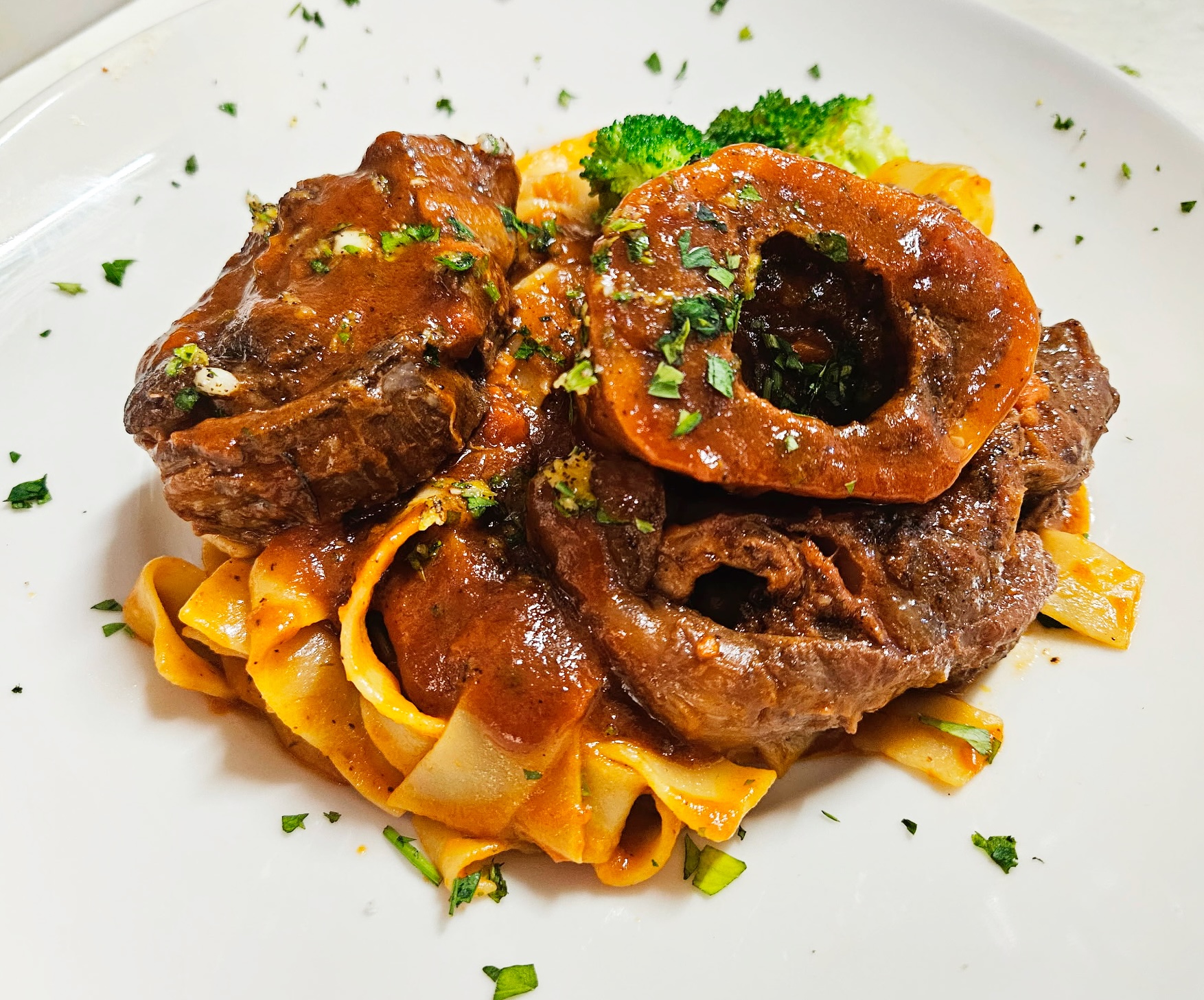 Beef Osso Buco at Spaghetti Eddie's