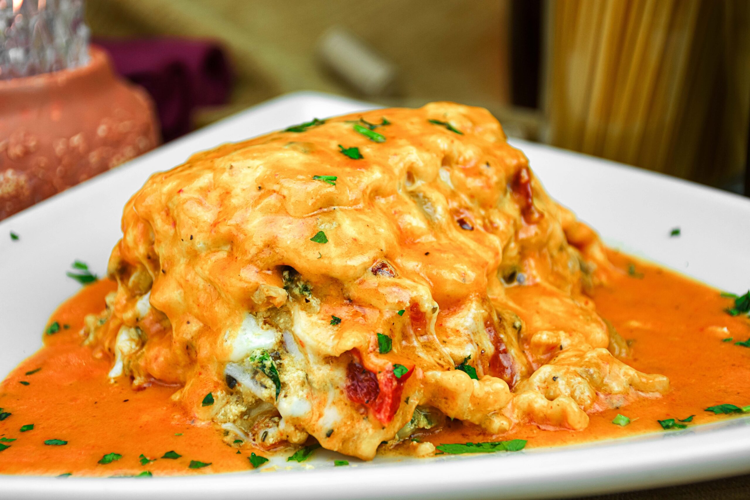 Roasted Chicken Lasagna - Nov Special at Spaghetti Eddie's