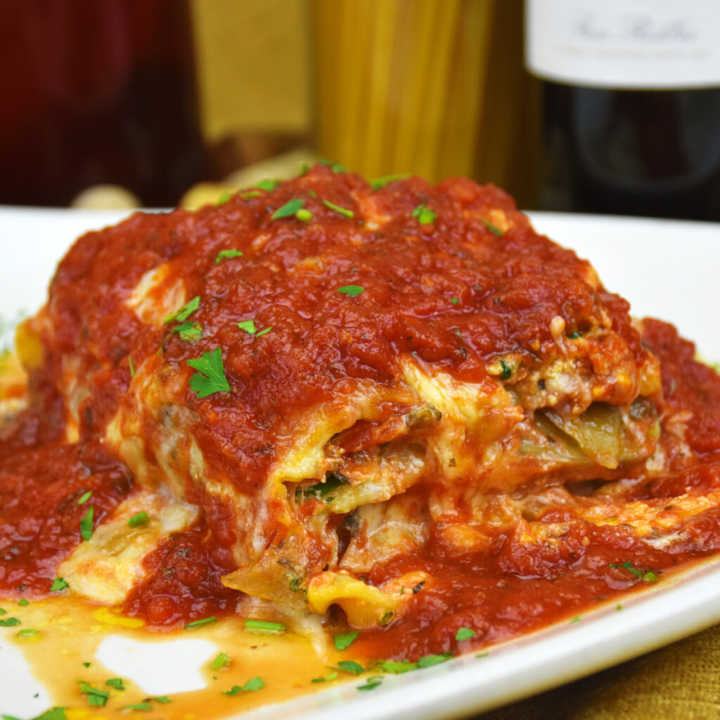 Roasted Vegetable Lasagna - Spaghetti Eddie's