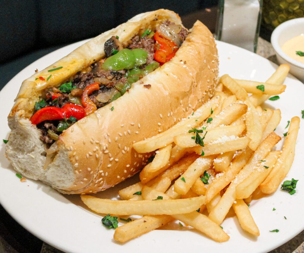 Italian Philly Cheesesteak - Spaghetti Eddie's cucina Italiana